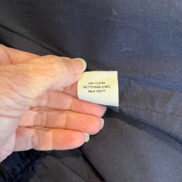 Ulla Johnson Line Lyocell Peplum Back Blazer Deep Navy Blue Lined Size 8 - Picture 8 of 12